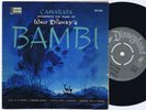 CAMARATA Walt Disney's Bambi Danish EP 45PS 1950s Disneyland.