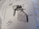 COLDPLAY SIGNED  BY ALL 4 A RUSH OF THE BLOOD TO THE HEAD VINYL RECORD AUTOGRAPH