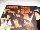 QUEEN/ SHEER HEART ATTACK  LP  EMI RECORDS  EMC 3061  1974 INNER LYRIC  SLEEVE