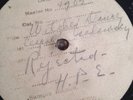 REJECTED Brunswick Test 78 RPM Leopold Godowsky - Witches Dance 10027