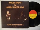 MILES DAVIS & JOHN COLTRANE Live In New York LP 1988 Near Mint