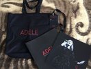 ADELE WEMBLEY VIP MERCHANDISE - PASS & LANYARD, PRINT IN SLEEVE AND TOTE BAG NEW