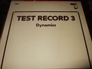 TEST RECORD 3 DYNAMICS AUDIOPHILE LP 1984 OPUS 3 SWEDEN +INSERT