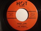 THE SHERRYS HAPPY GIRL/PUT YOUR ARMS AROUND ME 1966 HOT 1002 RARE EX