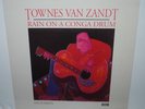 Townes Van Zant, Rain on a Congo Drum, LP record album, GERMANY, rare, w/insert