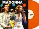 MADONNA - LIVE AID / LIVE EARTH 1985-2005 ORANGE COLOUR VINYL LP  LIMITED NEW