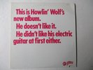 Blues -  Vinyle LP - HOWLING WOLF - US - Cadet Concept  LPS 319