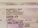 2 places NTM FOSSE concert 10/03/18 Bercy Aréna Paris