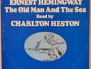Ernest Hemingway Old Man and the Sea Read by Charlton Heston 2-LP EX Literature