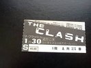 The Clash Joe Strummer ticket Koseinenkin Hall Tokyo 30/01/82