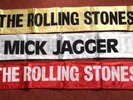 3 x Mick Jagger The Rolling Stones Silk Scarves from the 1970s NOS / DEADSTOCK