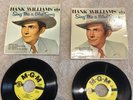 Hank Williams EP Sing me a Blue Song Vol. 1&2 MGM Original Mint