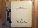 Columbia 33CX1138 - Chopin - Mazurkas & Polonaises - Witold MALCUZYNSKI - NM