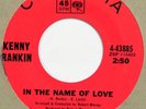 KENNY RANKIN In the Name of Love COLUMBIA 45 mod jazz 7” VG+ HEAR mp3