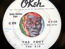 HEAR The Kid Ponies 45 Pony/Stupid Pony OKEH garage tittyshaker Link Wray instro