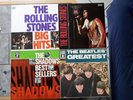 4 x -12 Inch LP( Rolling Stones =Big Hits,Same mit Poster), Beatles, Shadows