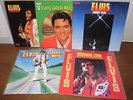 Set of 5 Elvis Presley Japan LPs Moody Blue Pure Gold Records Vol 4 Burning Love
