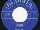 FIVE KEYS How Long / Mistakes ALADDIN Rare R&B Doo Wop 45 Hear