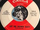 BETTY LAVETTE Northern Soul 45 Calla #102 Let Me Down Easy b/w What I Don't Know