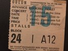 Kate Bush 1979 London Hammersmith Odeon Ticket Stub