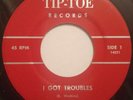 Original Bill Watkins, I Got Troubles 45, rockabilly RAB