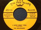DOOWOP 45 Melloharps I LOVE ONLY YOU / AINT GOT THE MONEY on TIN PAN ALLEY 145