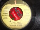 The Beatles Ringo Starr Promo Apple 45 record Only You EX  company sleeve