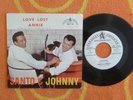 SANTO & JOHNNY Love Lost / Annie 45 rpm WHITE LABEL PROMO w/ PICTURE SLEEVE 1960