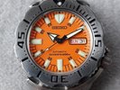 Seiko Monster Orange SKX7J1 Generation Made in Japan Stahlband + Kautschuk Rar