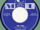 SANFORD CLARK The Fool / Lonesome for a Letter 45rpm MCI 1956 Arizona rocker