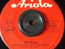 NICO UND DIE MUSTANGS - MRS. BROWN     RAR Deutscher Beat - Ariola 18352