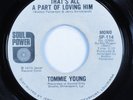 Crossover/Deep Soul 45 TOMMIE YOUNG That's All A Part... SOUL POWER promo HEAR