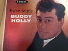 BUDDY HOLLY listen to me + 3 RARE UK EP CORAL 1958 without glasses R & R