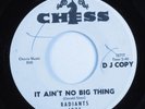 Northern Soul 45 RADIANTS It Ain't No Big Thing CHESS HEAR promo