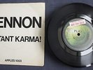 JOHN LENNON - INSTANT KARMA - RARE *1970 UK APPLE A1/B1U PROMO SAMPLE* - BEATLES