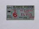 ELVIS PRESLEY-ORIGINAL CONCERT TICKET-SUPER SELECTION NOW LISTED