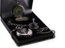 BOB DYLAN Signed Pocket Watch Autographed and Glass Guitar Keyring Gift Case