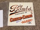 Cheech and Chong Big Bamboo with original Rolling Paper signed