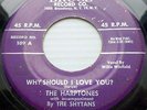 HARPTONES doowop VG+ FIRST Bruce 45 WHY SHOULD I LOVE YOU b/w FOREVER MINE ws108