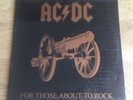 AC/DC For those about to rock,vinyl Spain 1981,Rare Black Cover S 90.471
