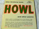 ALLEN GINSBERG RARE VINYL HOWL FANTASY 7006 BEAT POETRY 1950'S