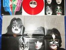 KISS LP - Dynasty, rare German red vinyl + poster, Bellaphon, Germany