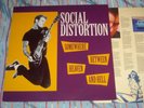 SOCIAL DISTORTION - SOMEWHERE BETWEEN HEAVEN HELL , HOLLAND LP PUNK KBD GERMS