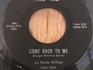 LA WANDA WILLIAM northern soul r&b popcorn 45 Come Back To Me / Handsome   Ke Ke