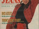 Blue Jeans Magazine 28 November 1987 No. 568   Rick Astley  Terence Trent D'Arby