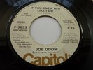 JOE ODOM, IF YOU KNEW HER LIKE I DO, 1973 CAPITOL LABEL 45 DEMO NOT FOR SALE 45