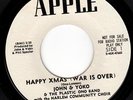 Orig. 1971 APPLE White-Label PROMO - JOHN LENNON & YOKO ONO - HAPPY XMAS - HEAR