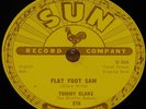 TOMMY BLAKE   LORDY HOODY b/w FLAT FOOT SAM   USA SUN 78 RPM E+ EX PLUS GRADE