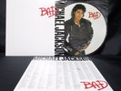 MICHAEL JACKSON BAD picture disc RARE LP  vinyl JAPAN