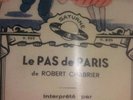 EDITION SATURNE,MARCEL COESTIER,LE PAS DE PARIS,78 TOURS